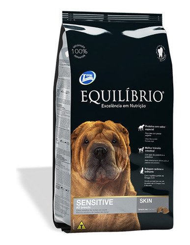 Equilibrio Perro Adulto Sensitive Raza Mediana 15 Kg