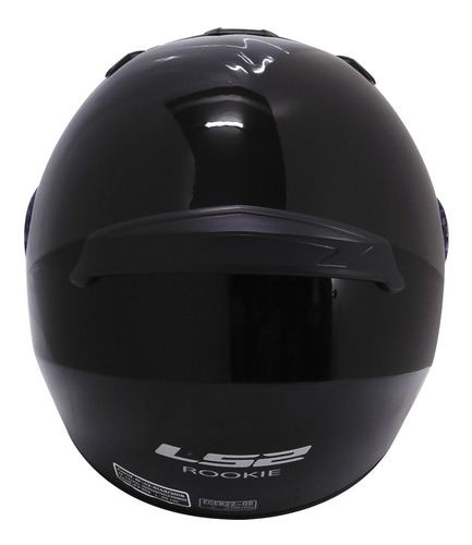 Imagen 2 de 8 de Casco Moto Integral Ff 352 Rookie Negro Brillante Ls2 Ece 22