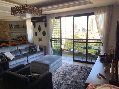 Imagem 1 de 30 de Apartamento À Venda C/ 197m² - 3 Suítes 3 Vagas 1 Por Andar Vila Alpina Sp - Ap0038
