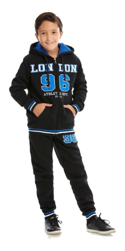 Conjunto Deportivo Pants Sudadera Niño Juvenil Con Gorro