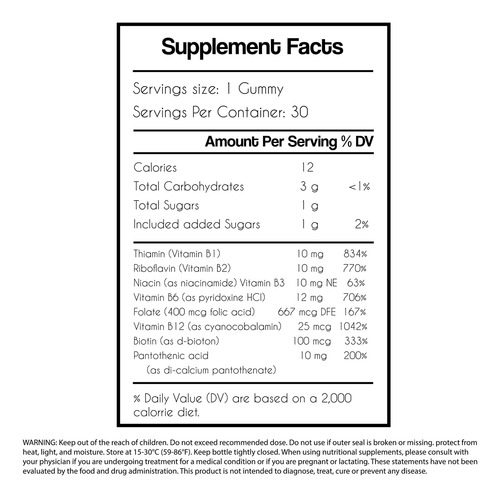 Nowsalud Complex B Gummies Gomitas Sabor Naranja 30