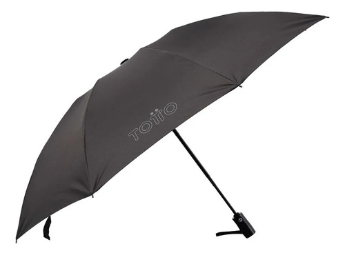 Totto Paraguas - Sombrilla De Bolsillo Automática Umbre241 Negro Liso