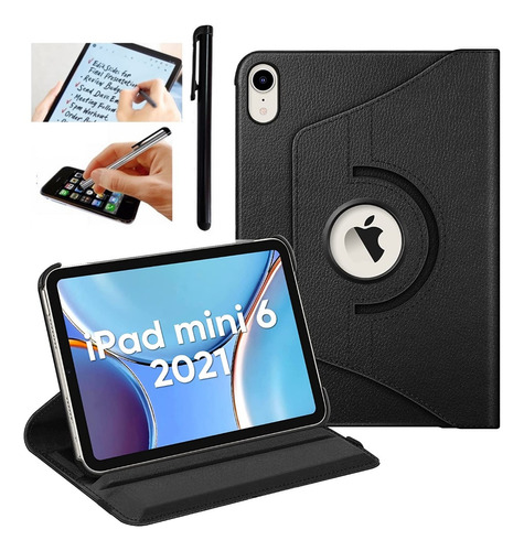 Funda Giratoria Y Lapiz Optico Para iPad Mini 6 A2567 A2568