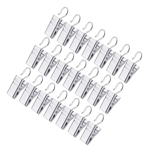 Juego De 30 Clips Pequeños De Gancho Resistentes Para Cortin