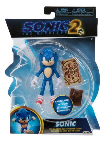 Sonic Figura 10 Cm Articulado The Hedgehog Movie 2 Serie 2