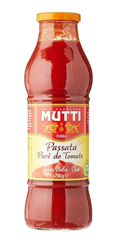 Pure De Tomate Mutti Vidro 700g
