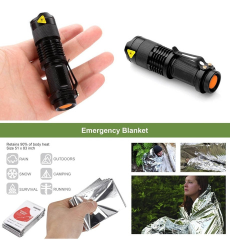 Imagen 7 de 7 de Kit De Supervivencia De Emergencia Multiherramienta 18 En