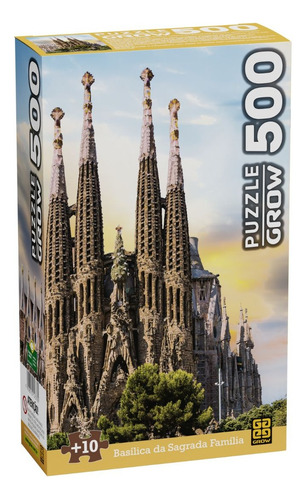 Quebra-Cabeça Puzzle Basílica Da Sagrada Família Com 500 Peças Grow