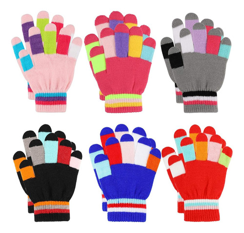 Guantes Juveniles Multicolorcombo X12 Mayorista!!!!