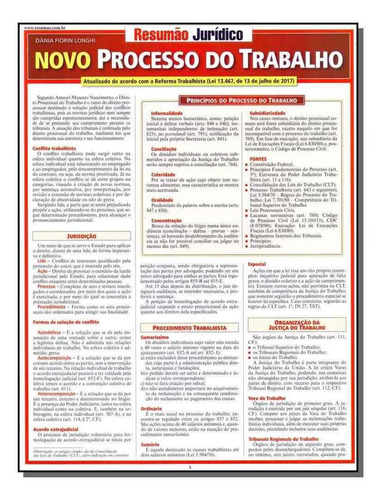 Livro Resumão - Novo Processo Do Trabalho