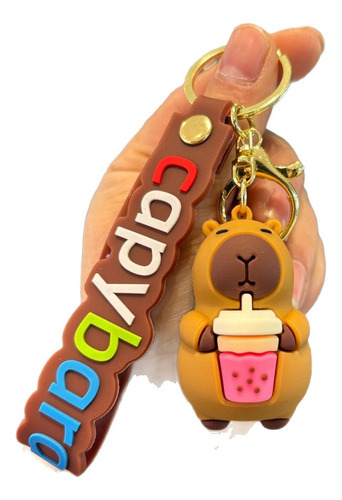 Jk Llavero Kawaii Capibara Mayoreo, 12 Piezas, Moda Amistad