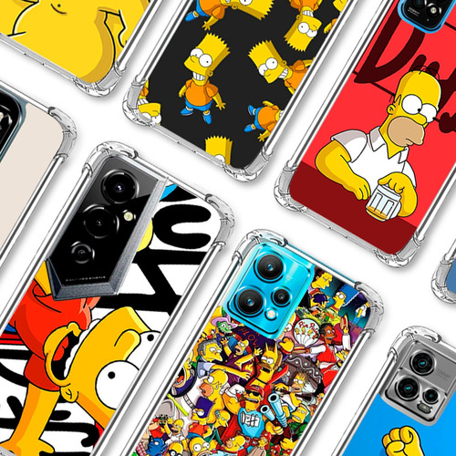 Forro Antigolpes Los Simpsons Infinix Todos Los Modelos