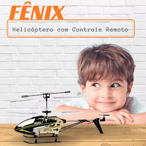 Avião Helicóptero Fênix Drone Recarregável Controle Remoto - ShopJJ -  Brinquedos, Bebe Reborn e Utilidades