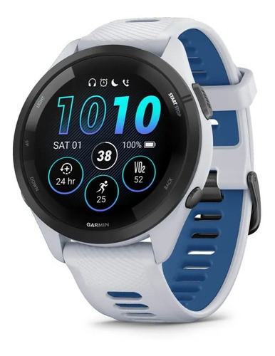 Smartwatch Forerunner 265 Musica Reloj Amoled Garmin Tactil Color del bisel Blanco