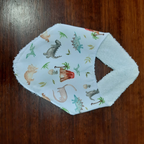 Imagen 2 de 3 de Hermoso Babero Bandana Dinosaurios