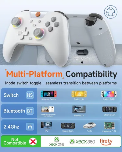 Mando Inalámbrico Easysmx X05 Para Pc/android/steam Deck...