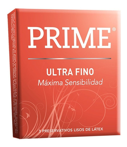 Prime Preservativo Ultrafino Pack X 3 Unidades