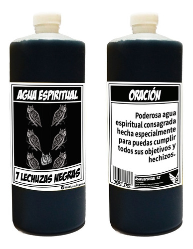 Agua Espiritual 7 Lechuzas Negras