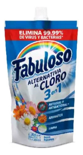 Desinfectante Fabuloso Alternativa Cloro Caja 72 Und 180 Ml