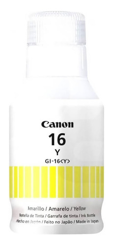 Botella De Tinta Original Canon Gi-16 Amarillo Gx6010/7010