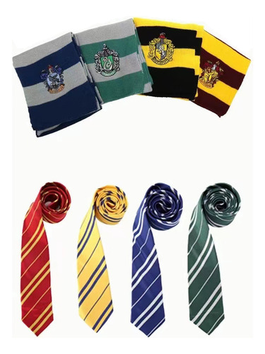 Disfraz De Harry Potter Niño Cosplay Capa Corbata Bufanda