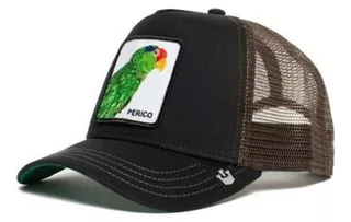 Gorra De Malla Com Proteção Solar E Bordado De Animais [u]