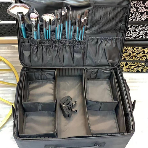 Estuche Rodante De Maquillaje Con Ruedas, Estuche De