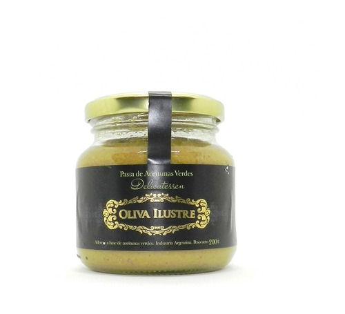 Pasta De Aceituna Verde Oliva Ilustre X180g.