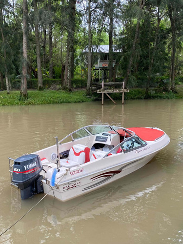 Lancha Bahamas 440 Sx Con Motor Yamaha 60 Hp 2t Año 2002