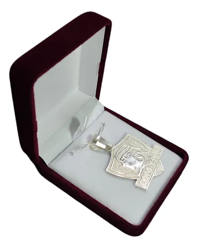 Cadena Collar Colo Colo Grande Plata Ley 925 + Caja Regalo