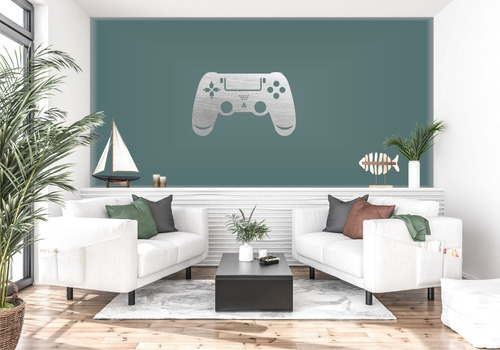 Cuadro Control Play Pared Cuarto Gamer 60cm X 36cm Art7525