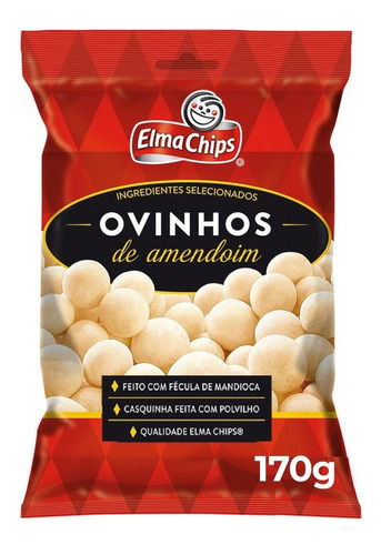 Ovinhos De Amendoim 170g Elma Chips