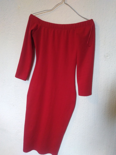 Vestido Rojo Zara Talla S