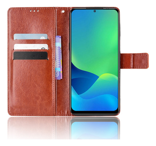 Funda Para Oppo A40 Oppo A60 5g Oppo A79 5g Oppo Reno 12f Oppo Reno 7 4g Funda Tipo Cartera Con Tarjetero De Piel