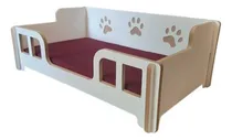 Comprar Cama Para Mascotas Perros Y Gatos Mundo Cucha De Madera Con Colchon 50 X 70 Cm