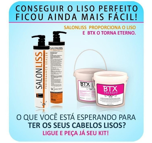 Kit Escova Progressiva Salonliss 1000 Ml 4 Und.