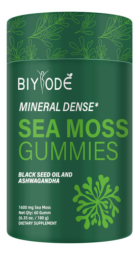 Gummies Elfleaf Algas Marinas Irlandesas (1600mg) promueven la producción de colágeno estimula el sistema inmunológico