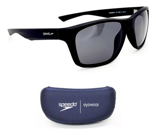 Óculos De Sol Speedo Ecowave Preto Polarizado - Evoke