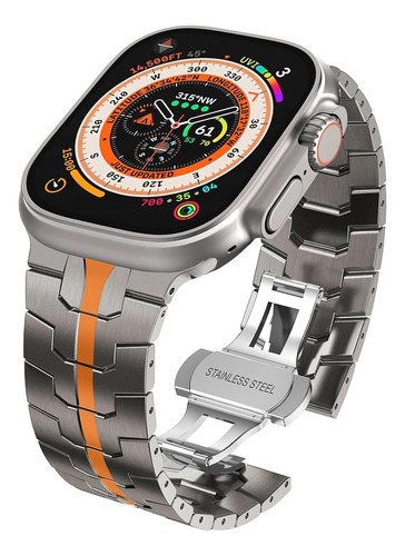 Malla Para Apple Watch Series 9/8/7/se Ultra 2 49mm Titanio2