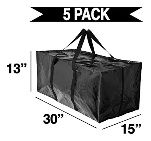 BAG-THAT 5 bolsas de mudanza resistentes extragrandes más fuertes