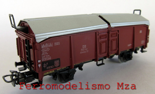 Märklin - Vagón Góndola C/ Tapas - Db - C: 4619 - C/caja (1)