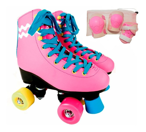 Patines Artisticos Stick Modelo 177 + Kit De Protecciones 