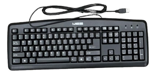 Reemplazo Computadora Teclado Negro Ncs Usb Qwerty Con Cable