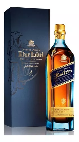 A tientas no Actriz Whisky Johnny Walker Blue Label 750 Ml Importado Johnnie