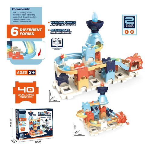 Juego De Bloques De Construcción De Pista De Estilo C