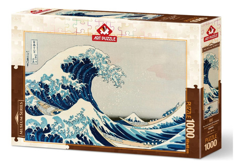 Rompecabezas Gran Ola Kanagawa Hokusai 1000 Pz Art Puzzle
