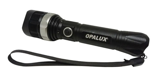 Linterna Táctica De Metal Recargable C/ Zoom Opalux Op-4927n