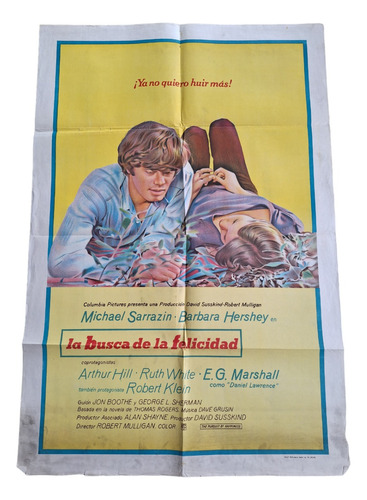 Póster Mate Afiche Cine En Busca De La Felicidad 75cm (Usado)