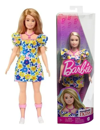 Boneca Barbie Fashionista Sindrome De Down Ndss - Mattel
