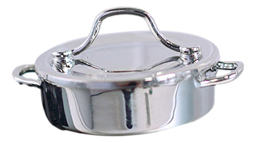 2 Olla De Sopa Para Casa De Muñecas Mini Utensilios De